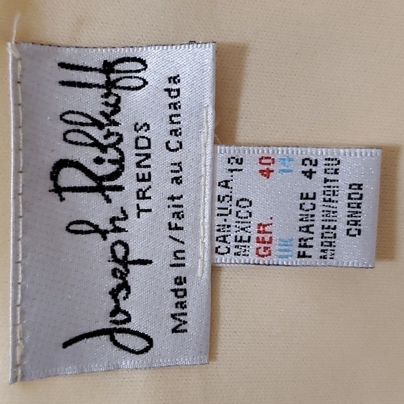 Joseph RIBKOFF light pastel yellow tulip skirt - New listing - Picture 6 of 7